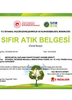 metss metal sertifika